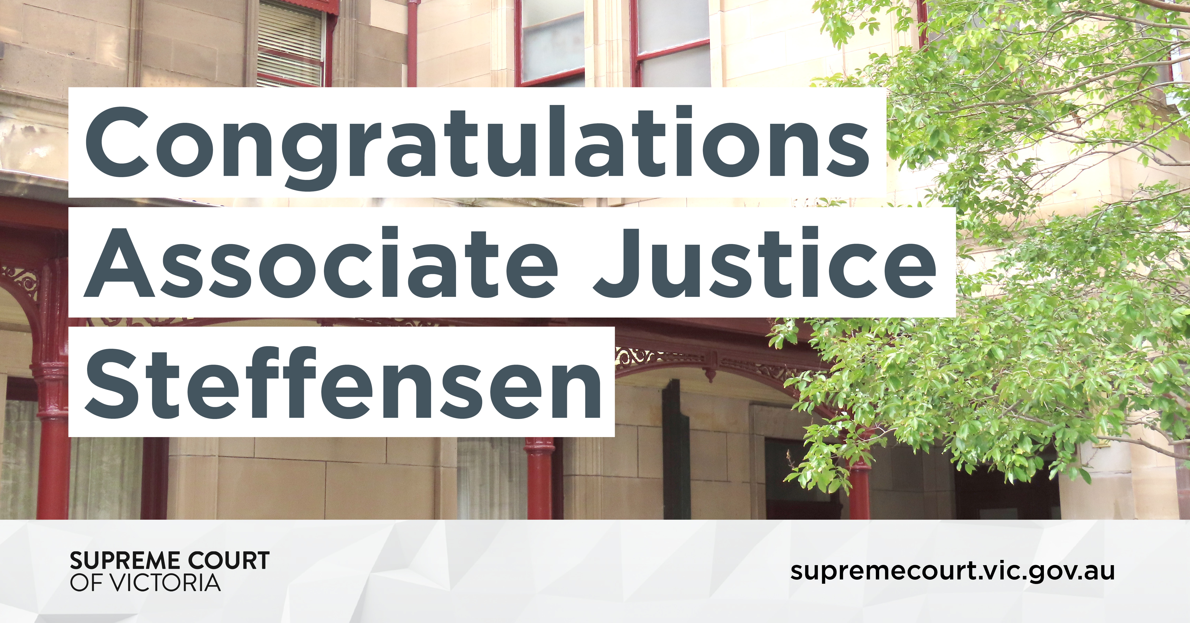 Judicial Registrar Steffensen Appointed As Associate Judge The 